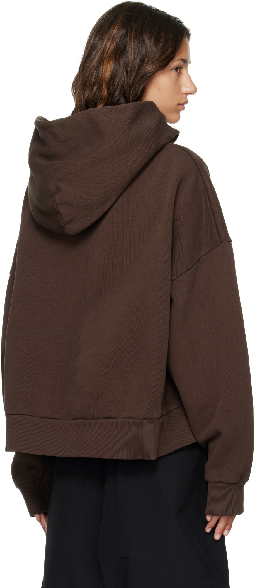 Entire Studios Brown Heavy Hoodie