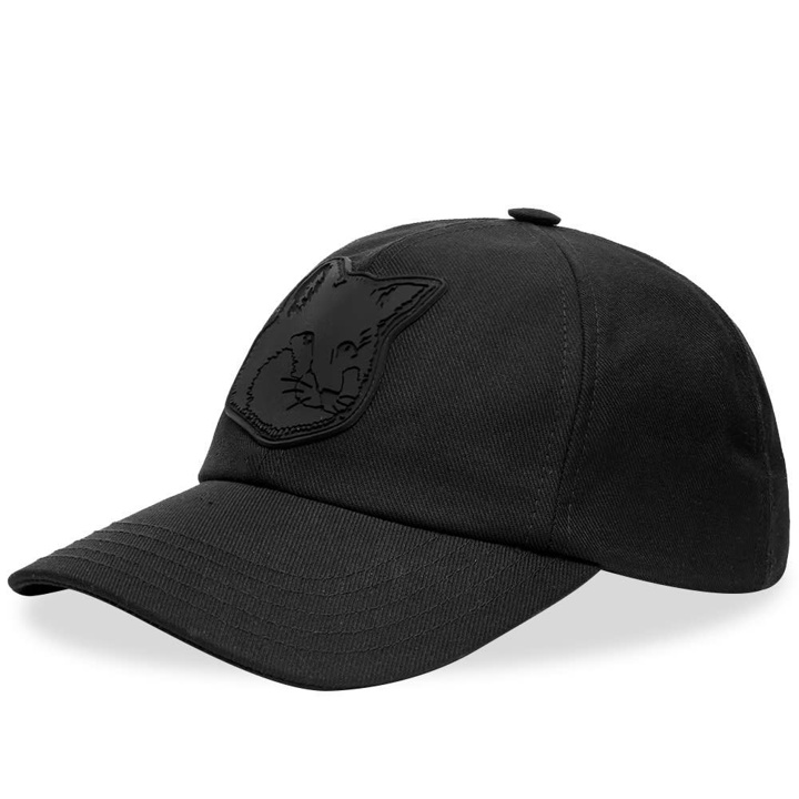 Photo: Maison Kitsuné Fox Head Silicone Patch 6 Panel Cap