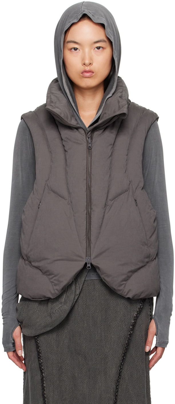 Hyein Seo Reversible Khaki Padded Vest Hyein Seo