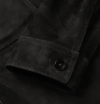 TOM FORD - Suede Shirt Jacket - Men - Black