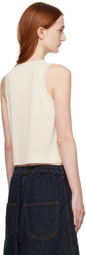 Cordera Off-White Sleeveless Vest