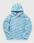 Jw Anderson Relaxed Fit Hoodie Blue|White - Mens - Hoodies