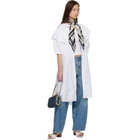 Marc Jacobs Off-White & Black J Marc Square Scarf