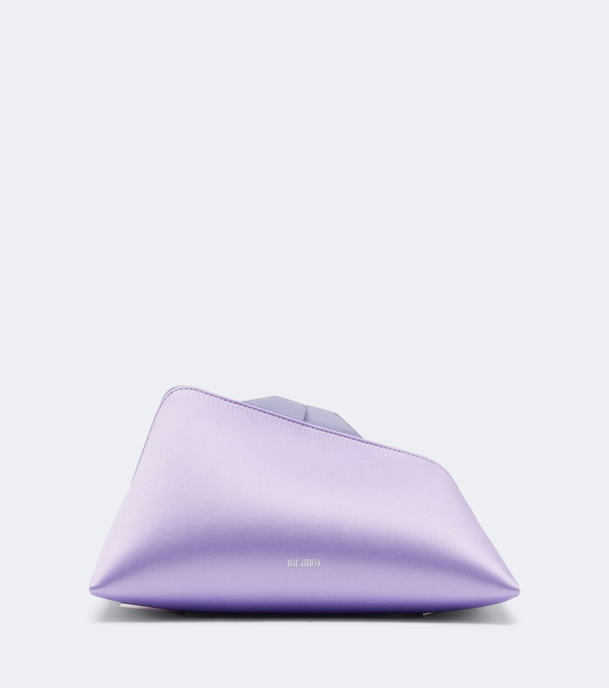 The Attico 8:30PM Small satin clutch