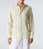 Fedeli Striped linen shirt