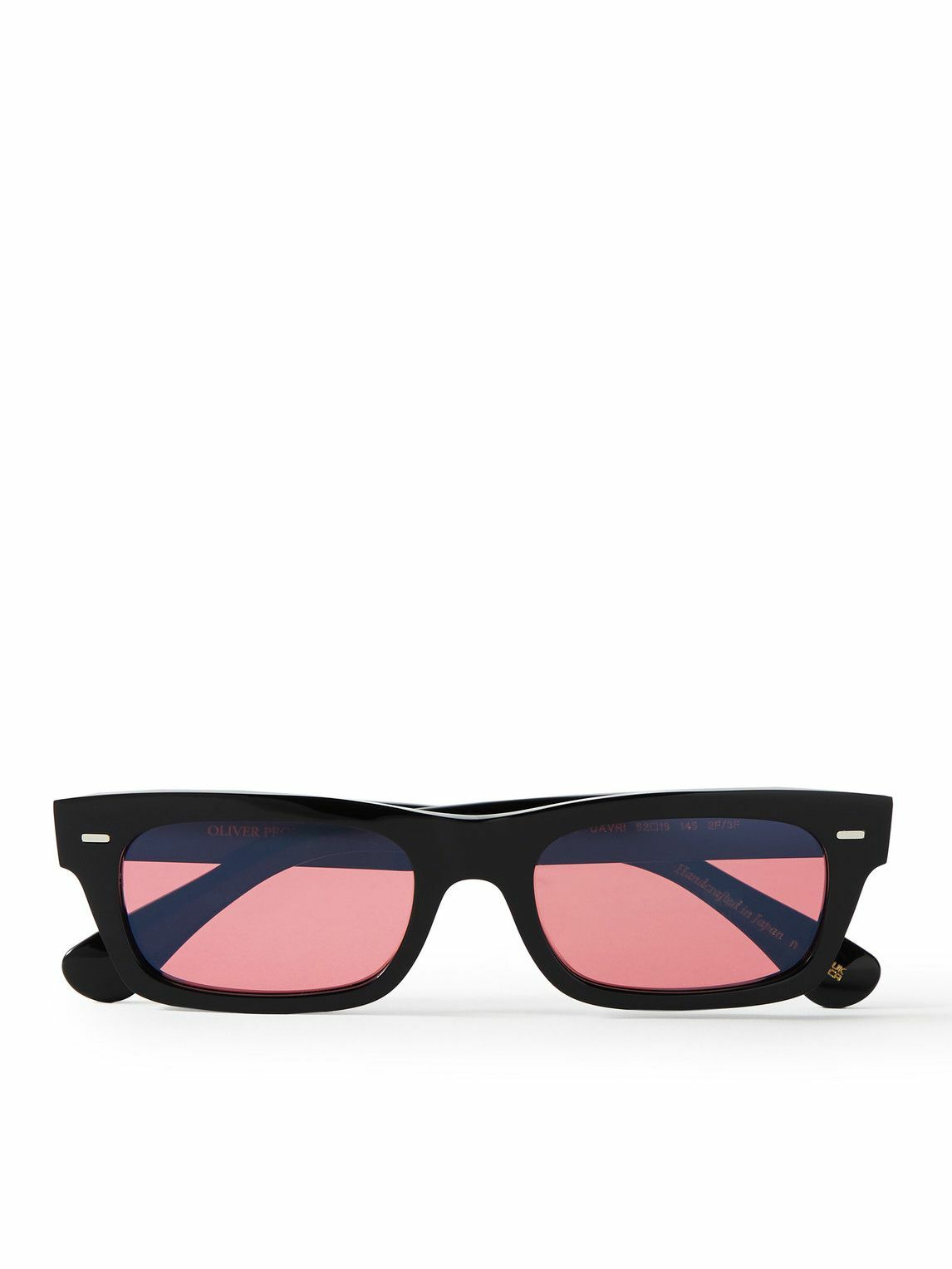 OLIVER PEOPLES DAVRI REDレンズ Oliver Peoples - Davri Rectangular-Frame Acetate Sunglasses Oliver