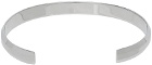 BOSS Silver Logo Cuff Bracelet