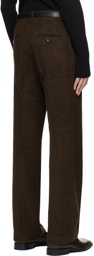 Ernest W. Baker Brown Pinched Trousers