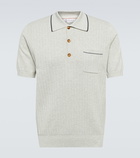 Brunello Cucinelli - Ribbed-knit cotton polo shirt