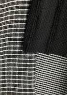 Stine Goya Patchwork Printed Smocked top Black And White