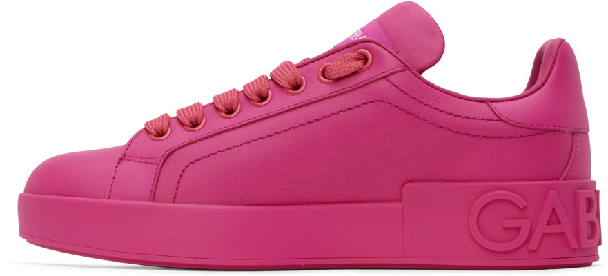 dolce and gabbana portofino sneakers pink