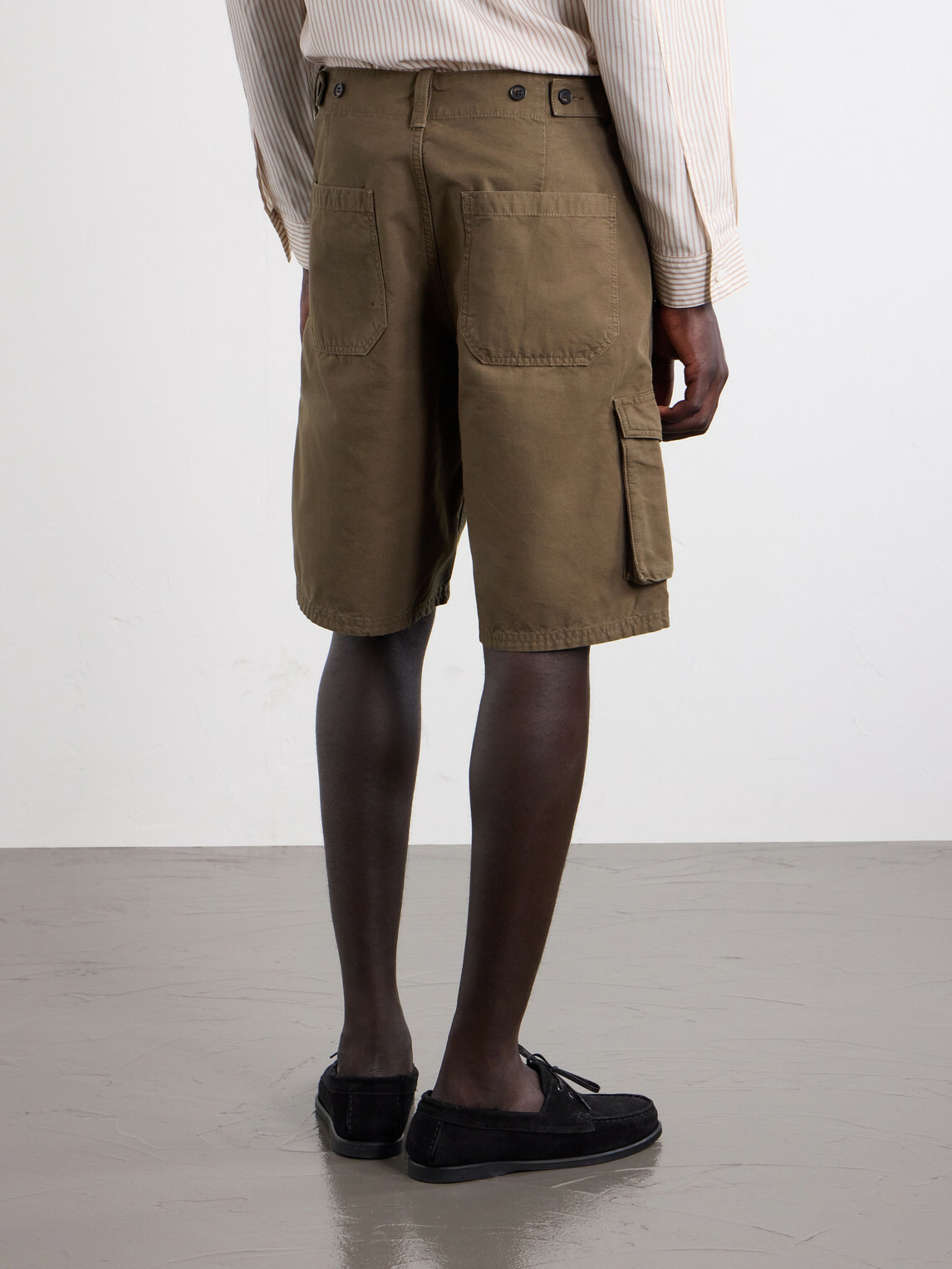 Jeanerica - Monti Straight-Leg Cotton Shorts - Brown