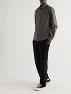 Frame - Brushed Cotton and TENCEL-Blend Twill Shirt - Gray