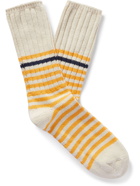 Thunders Love - Marine Striped Recycled Cotton-Blend Socks