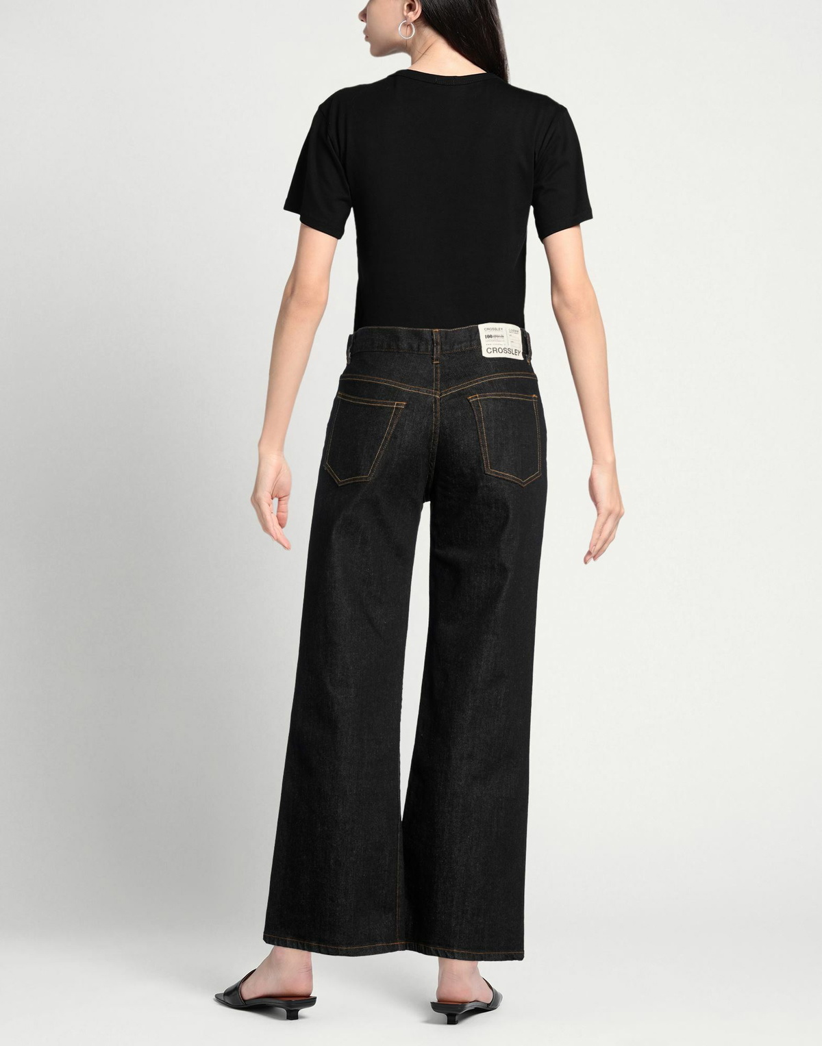Crossley Womens Jeans in Black