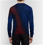 Berluti - Slim-Fit Ombré Cashmere and Silk-Blend Sweater - Navy