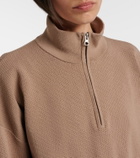 The Upside Veneto Carter knitted half-zip sweater