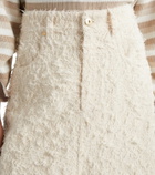 Brunello Cucinelli Denim midi skirt