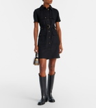 Burberry Belted wool shirt dress