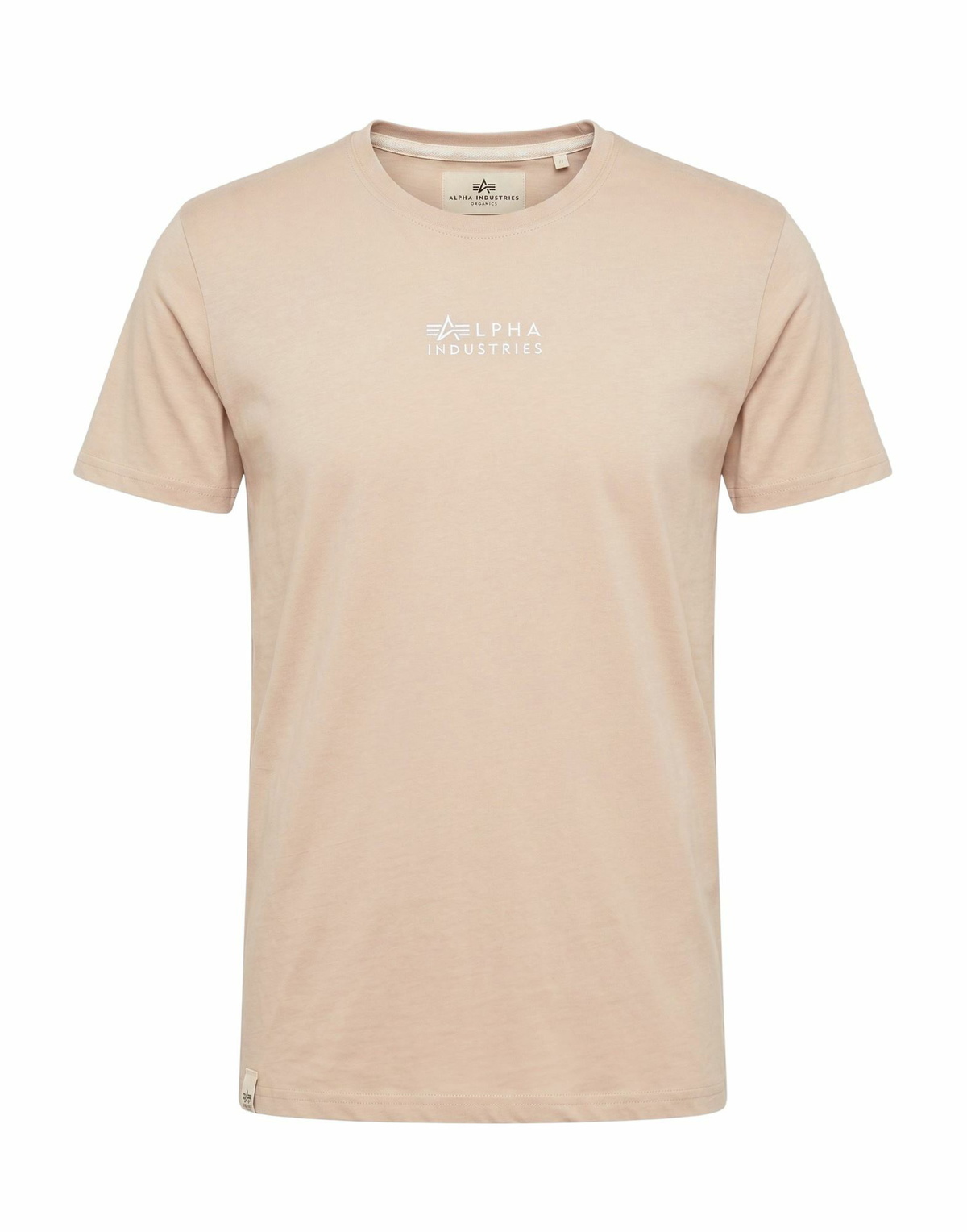 Alpha Industries Mens T-shirt in Beige