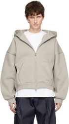 Seventh Taupe V2 Zipped Hoodie