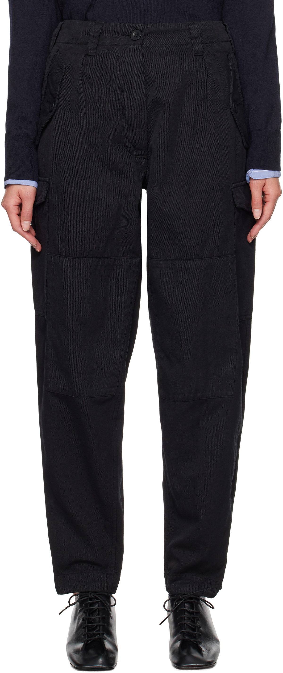CASEY CASEY Black Mupo Trousers