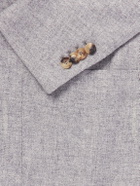 De Petrillo - Posillipo Wool and Cashmere-Blend Blazer - Gray