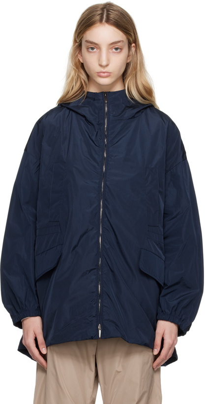 Photo: Max Mara Navy The Cube Hooded Parka