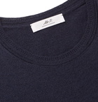 Mr P. - Slim-Fit Merino Wool Sweater - Blue