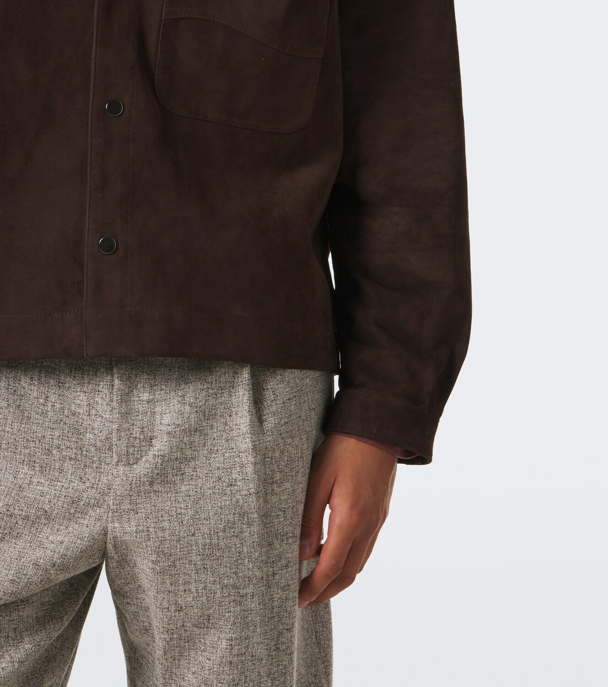 Stòffa Wave suede jacket