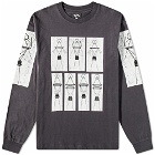 The Trilogy Tapes Men's Long Sleeve Enlarger Illuminations T-Shirt in Black