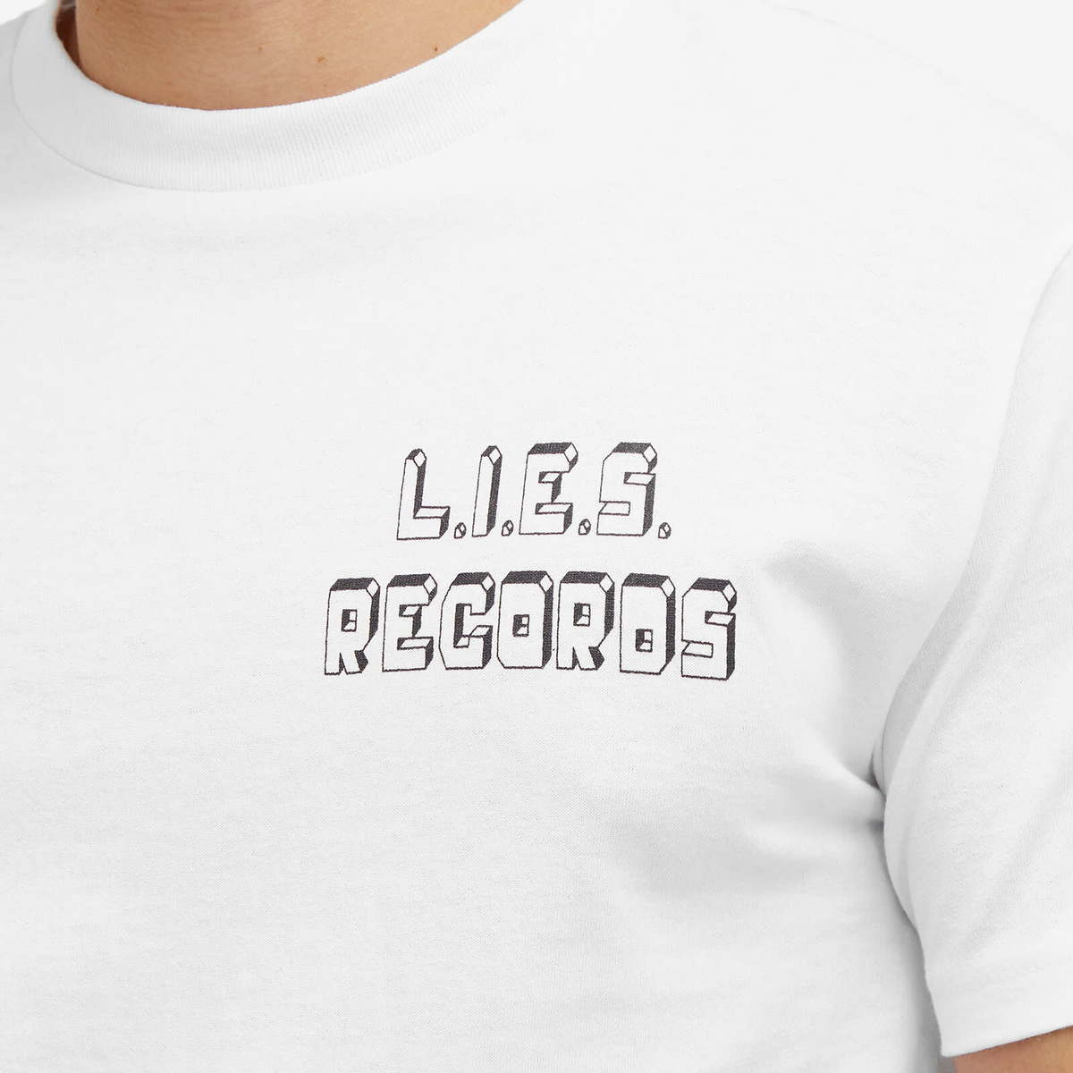 L.I.E.S. Records Men's Cloud of Smoke T-Shirt in White