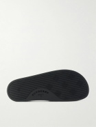 Burberry - Checked Canvas Slides - Blue