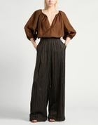 Dries Van Noten Womens Pants Dark in Brown