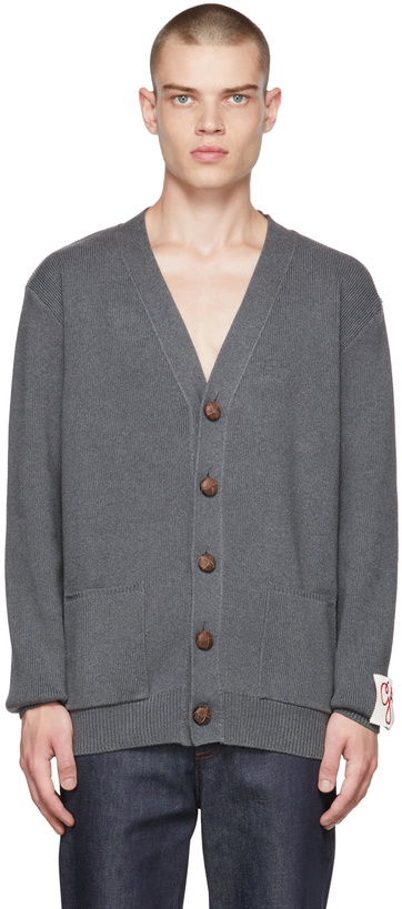 Photo: Golden Goose Gray Rib Cardigan