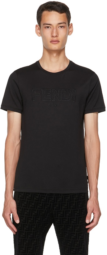 Photo: Fendi Black Logo T-Shirt