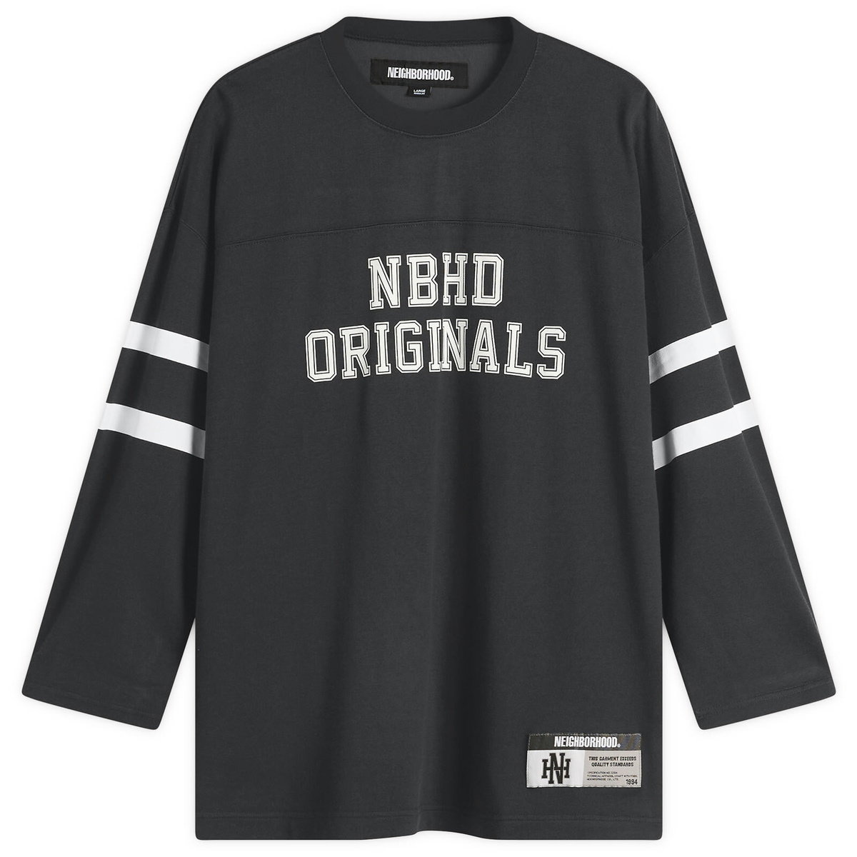 Neighborhood Men's Baseball Shirt in Black Neighborhood