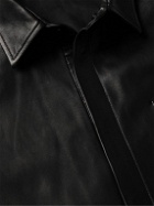 John Elliott - Leather Shirt - Black