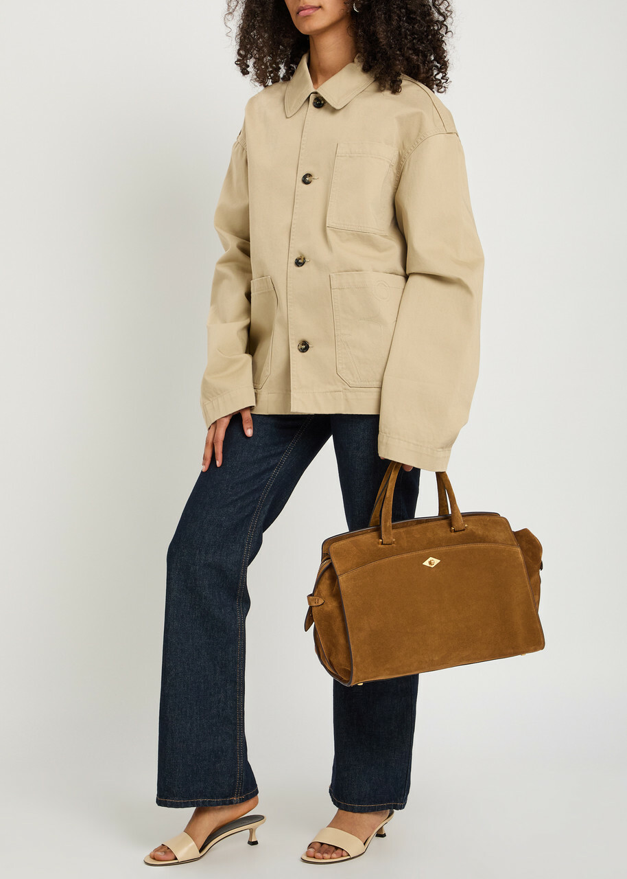 Metier Private Eye Suede Tote bag - Tan - One Size