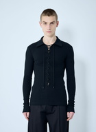 Dolce & Gabbana Jersey Polo Sweater