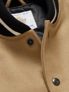 Golden Bear - The Portola Wool-Blend Varsity Jacket - Neutrals