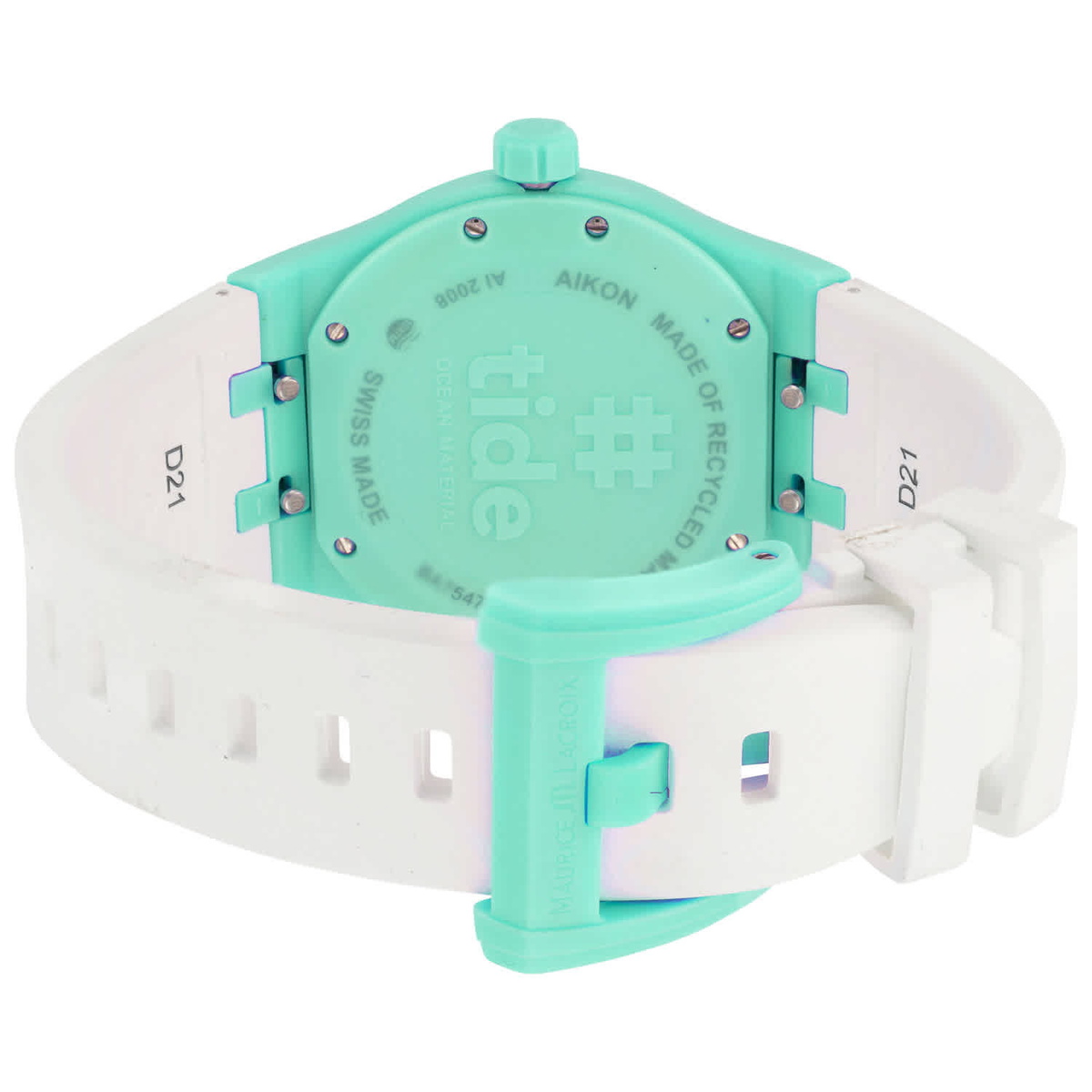 Maurice Lacroix Aikon Tide Quartz Green Dial Mens Watch AI2008-CCCC1-3A0-0