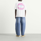 ACMH by Magic Castles Men's x Love International Barbarella's T-Shirt in White/Pink