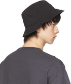 Acne Studios Black Buko Face Bucket Hat