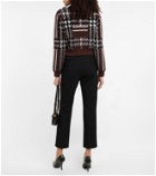 Burberry - Checked wool-blend bomber jacket