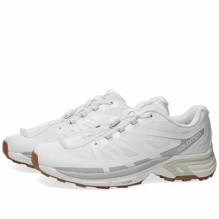 Photo: Salomon Men's XT-Wings 2 Sneakers in White/Lunar/Vanilla Ice