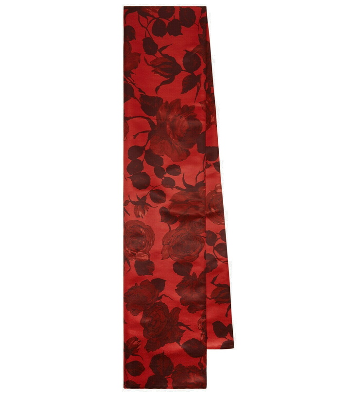 Photo: Emilia Wickstead Rissa floral taffeta faille scarf