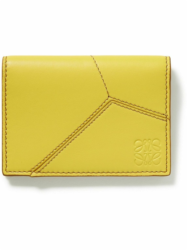 Photo: Loewe - Puzzle Logo-Debossed Leather Bifold Wallet