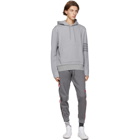 Thom Browne Grey Loopback 4-Bar Hoodie