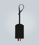 Thom Browne - Leather luggage tag